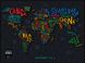 Скретч Карта Світу Travel Map® LETTERS World LW фото 19