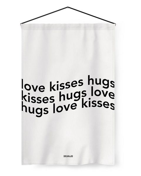 Флаг Dream&Do Flag «Love Kisses Hugs»‎ DDF-love фото