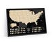 Скретч Карта Travel Map® of the USA Black USAB фото 2