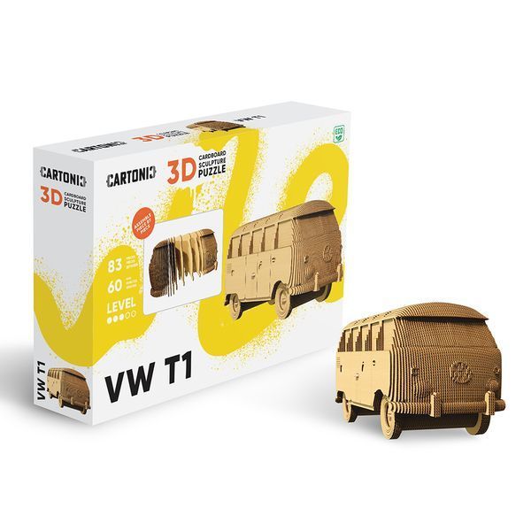 VW T1 - Картонний 3Д пазл CARTVW фото