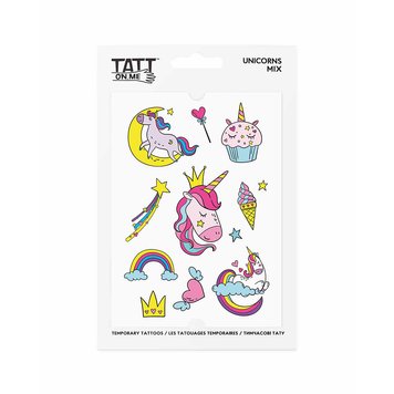 Тимчасові тату TATTon.me "Unicorns mix" TMUnicorns фото