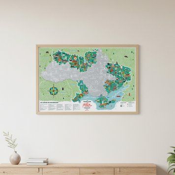 Скретч Карта Travel Map&reg; Моя Рідна Україна UAR фото