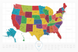 Скретч Карта Travel Map® USA Air USAIR фото 4