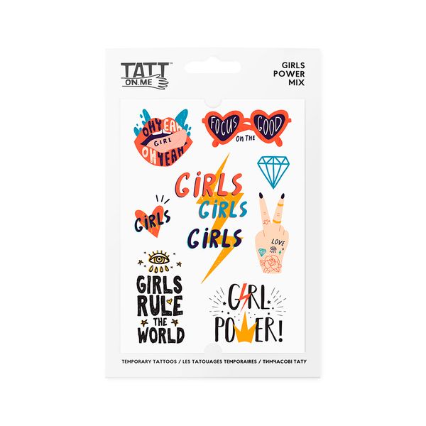 Тимчасові тату TATTon.me "Girls power" TMGirlsPower фото