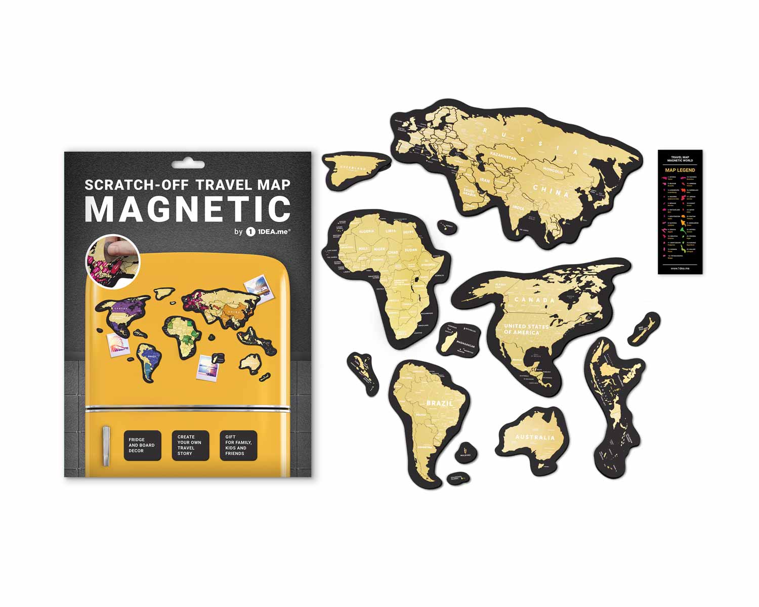 Travel Maр® MAGNETIC World
